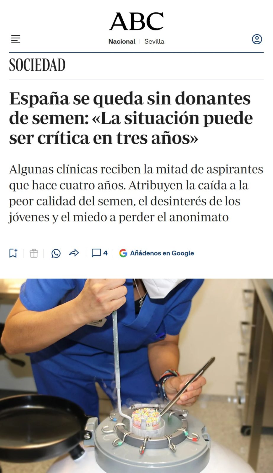 España se queda sin leche.