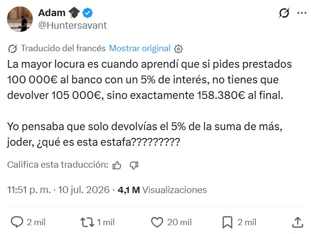 Imagina prestarle a alguien 100.000 pavazos y que 35 años después te devuelva 105.000. La inflación te hizo perder más de lo que ganaste.