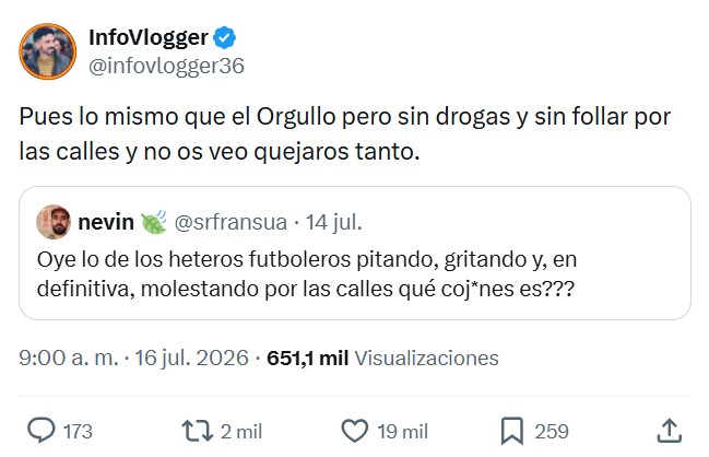 Día del orgullo futbolero.