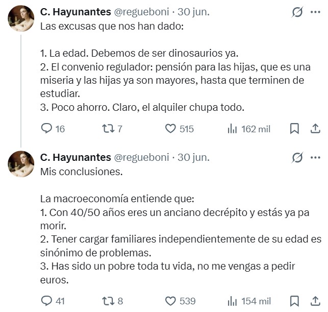 Moraleja: el alquiler prolongado deja a las familias fuera del mercado hipotecario.