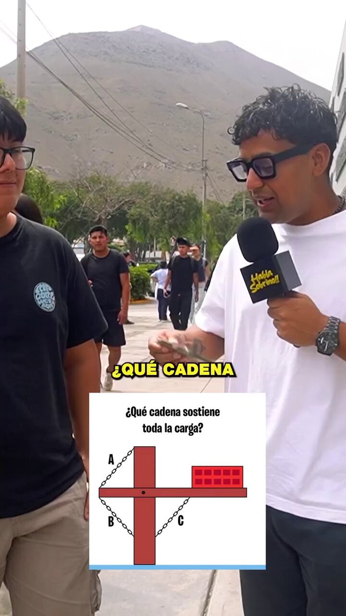 ¿Qué cadena sostiene toda la carga?