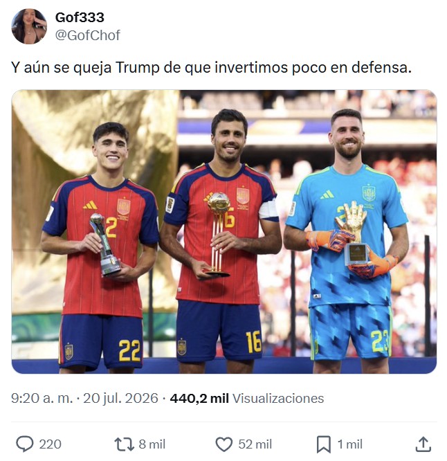 A Unai Simón le han metido un solo gol en todo el mundial.