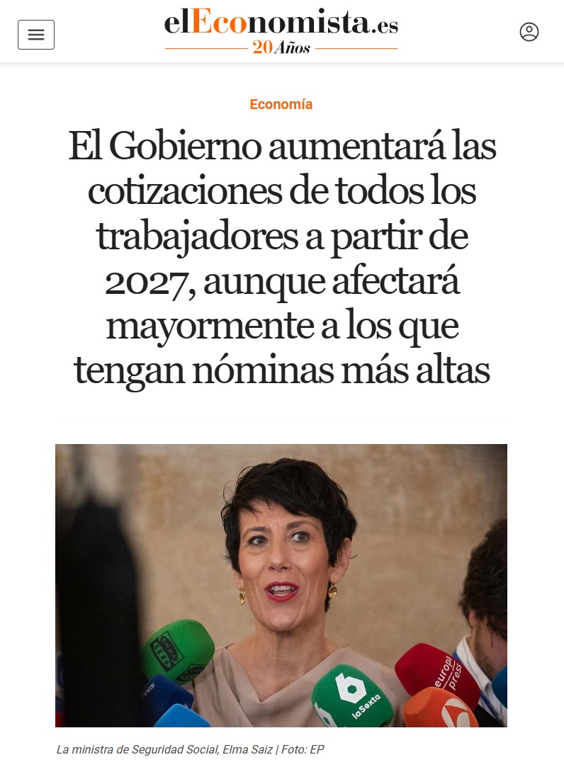 Se refiere a +35k brutos como nóminas más altas. Los ultra ricos de 35.000 euros brutos anuales. Ultra ricos.