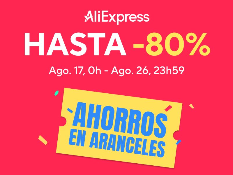 Comienza la promo AHORROS EN ARANCELES | Envío local sin aranceles en AliExpress.