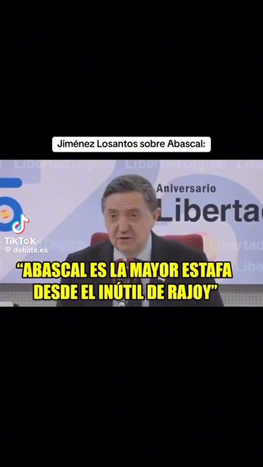 "Abascal es la mayor estafa desde el inútil de Rajoy".