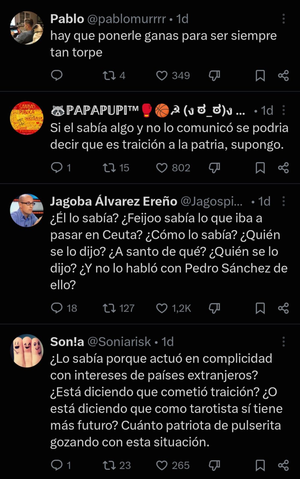 Parecer más tonto que "Alberto Núñez Feijóo" debe ser humillante