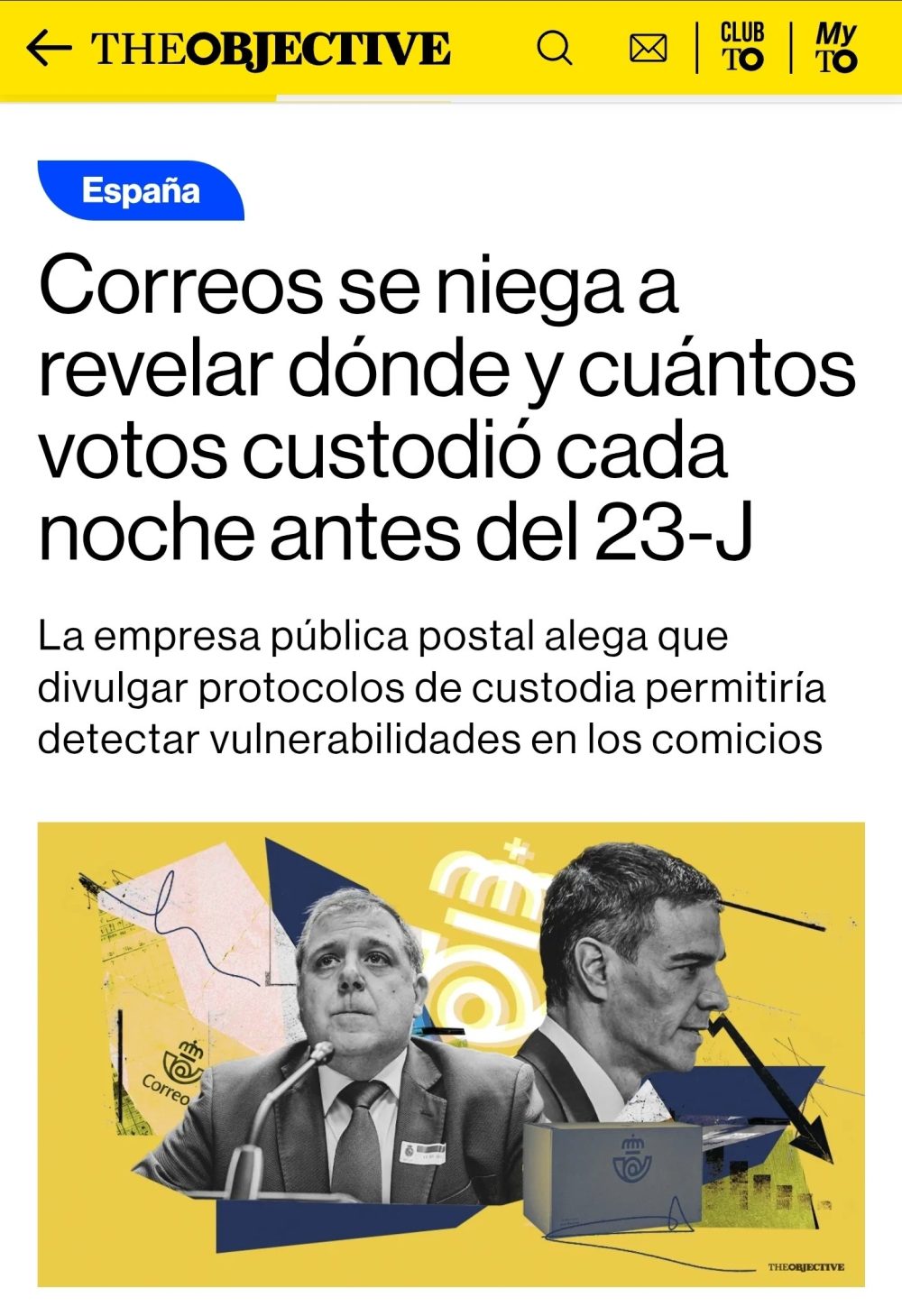 Correos se niega a revelar qué hizo con los casi 2,5 millones de votos que gestionó el 23J.