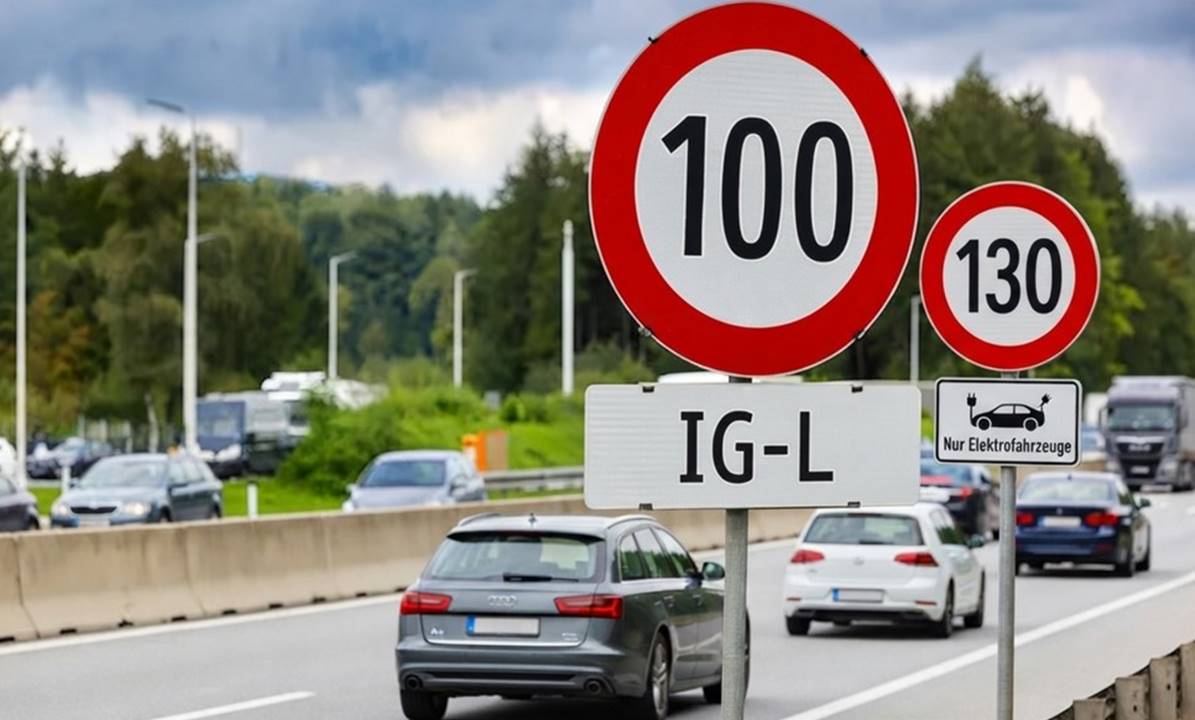 ¿Sabíais que Austria baja el límite a 100 km/h por contaminación pero los eléctricos se salvan?