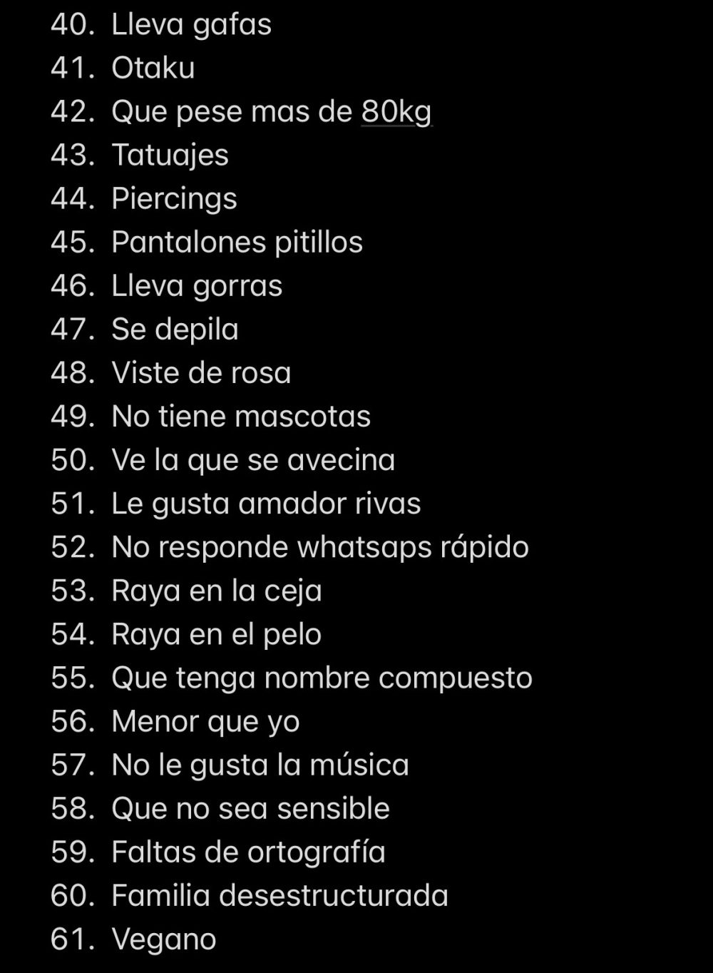 Guerra de red flags entre hombres y mujeres.