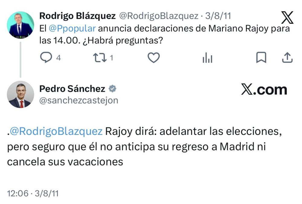 Y por esto da las entrevistas a RTVE o Lo Ser... Para evitar que le saquen los colores.