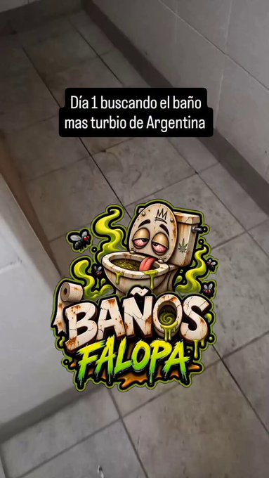 Día 1 buscando el baño más turbio de Argentina.