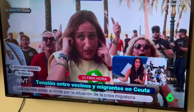 Cortan un directo mientras la población ceutí daba su honesta opinión sobre el presidente del gobierno.