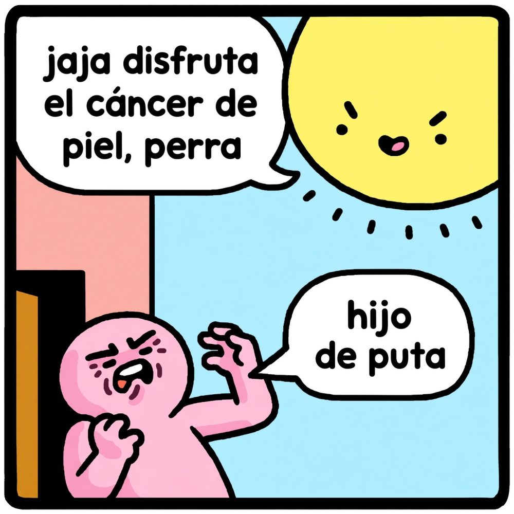 Sal a la calle.