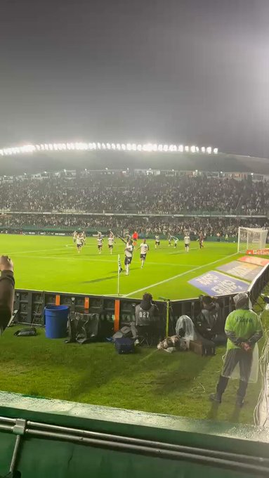 Esto ha pasado en un partido de fútbol en Brasil.