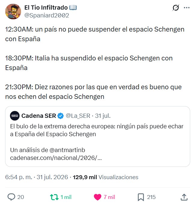 Cadena InfraSer siempre nos trae la información veraz.