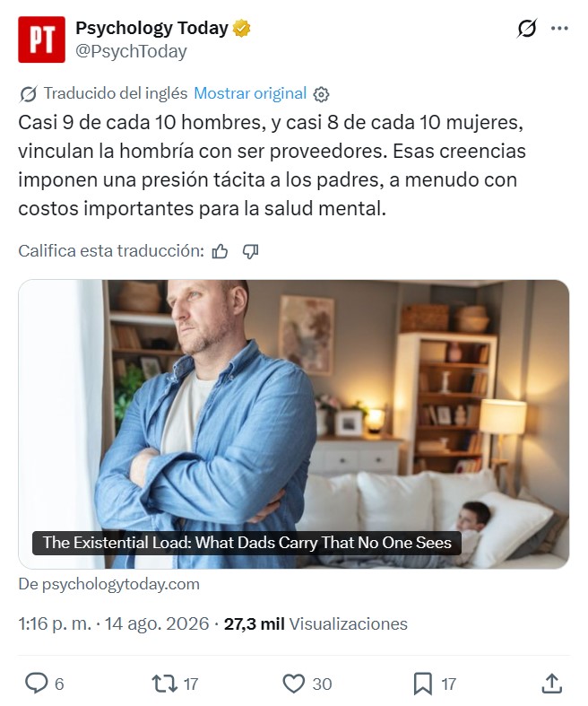 El 86 % de los hombres (y el 77 % de las mujeres) afirma que ser el proveedor define la masculinidad. Los hombres que enfrentan dificultades económicas tienen más de 16 veces más probabilidades de reportar pensamientos suіcіdas.
