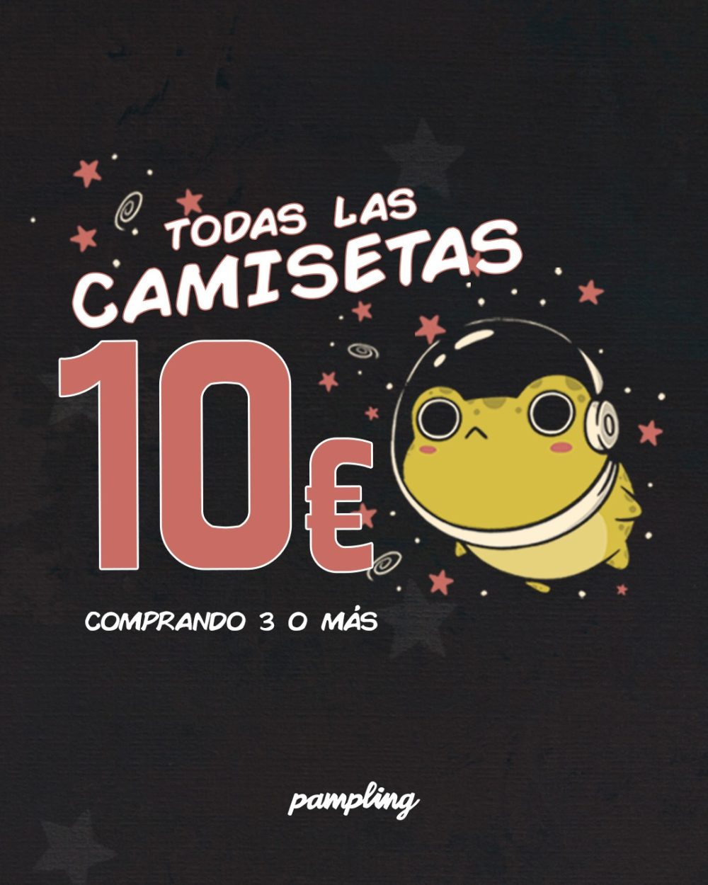 Pampling pone todas las camisetas a 10 euros (3x30).