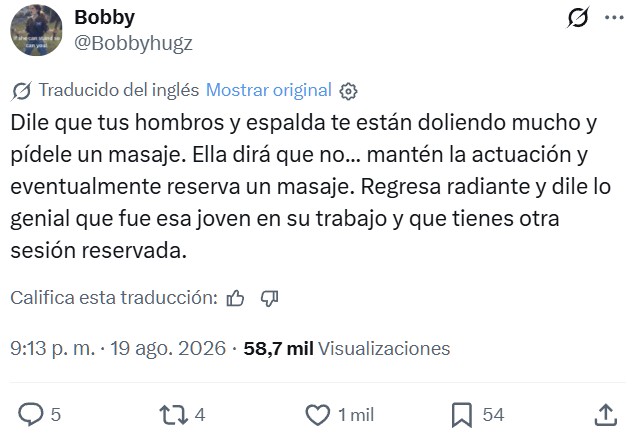 "Finalmente curé los dolores de cabeza de mi mujer".
