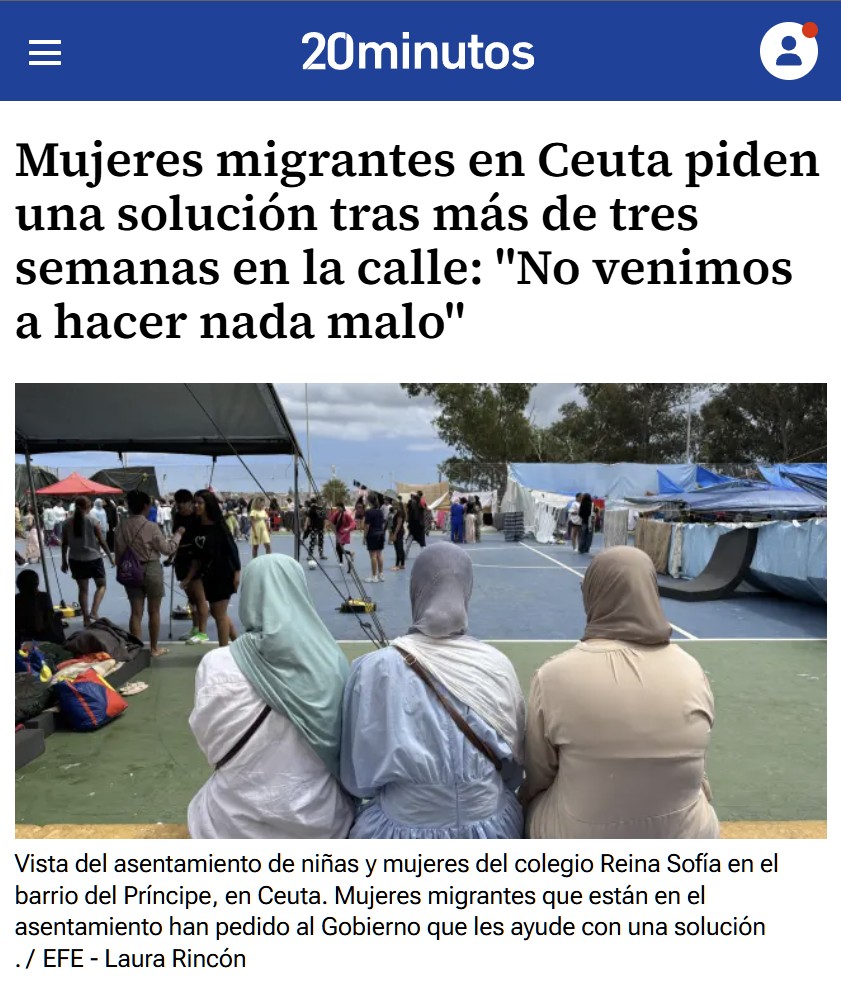 "Venimos en son de paz".