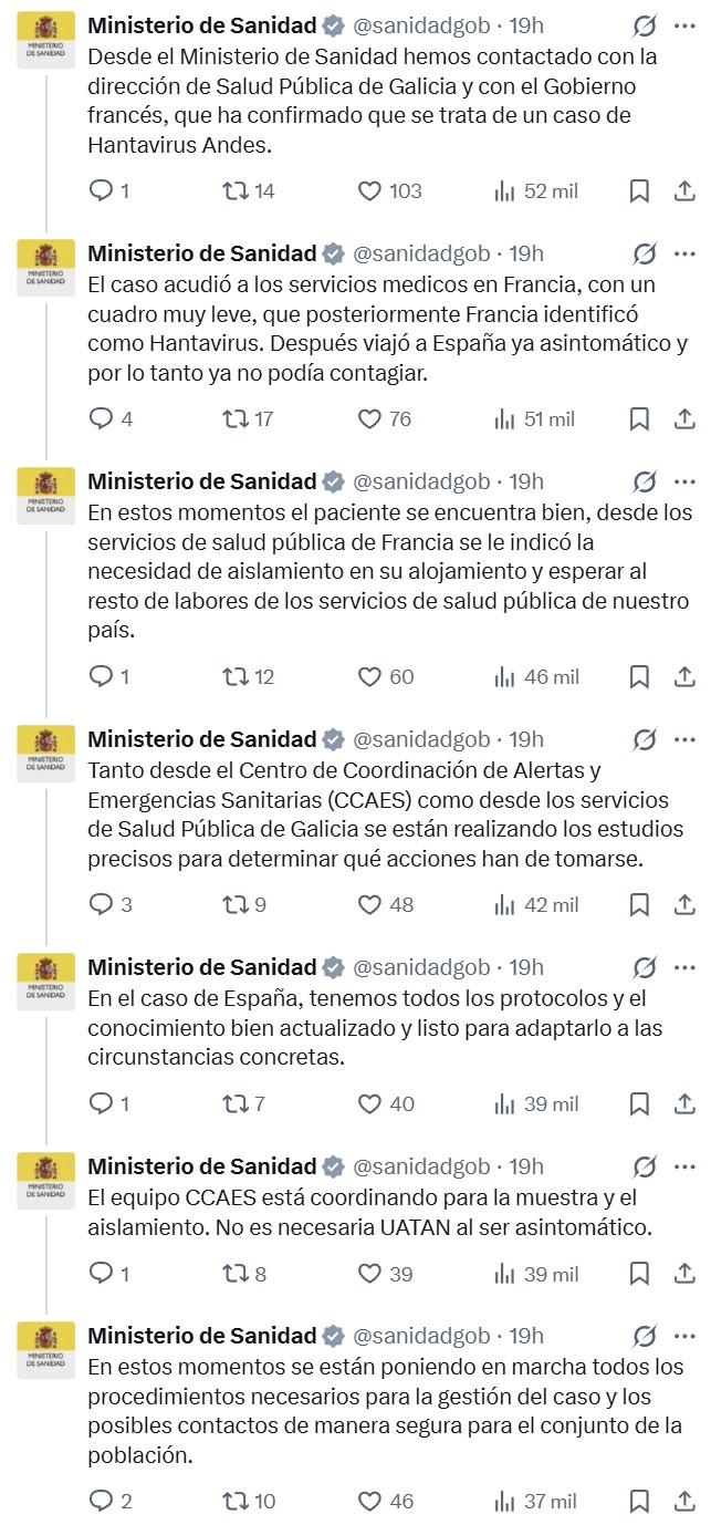 "España no va a tener, como mucho, más allá de algún caso diagnosticado"