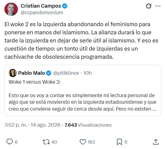 Woke 1 ha muerto. Llega WOKE 2.