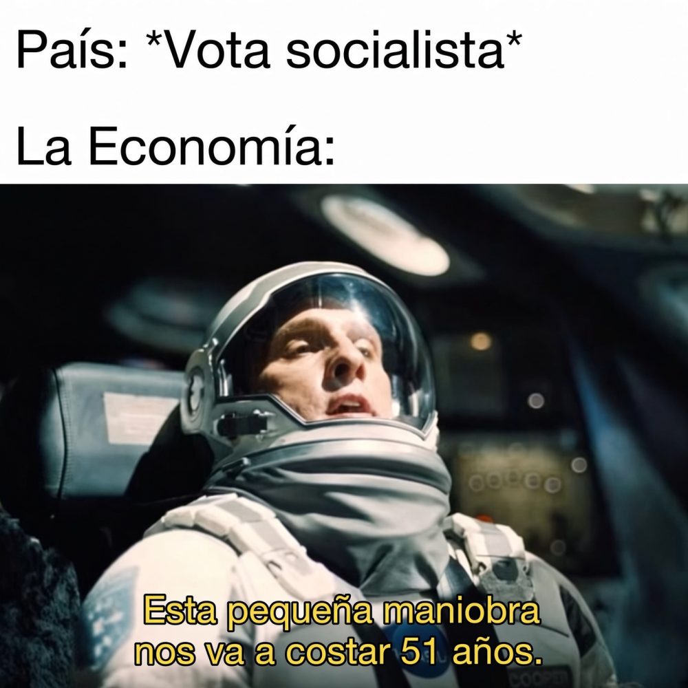Un pequeño voto para el hombre, un gran paso atrás para la economía.