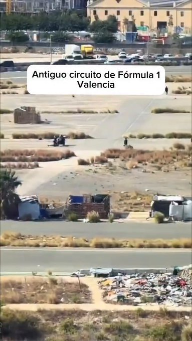 Esto ha ocurrido en el antiguo circuito de la formula 1 de Valencia.