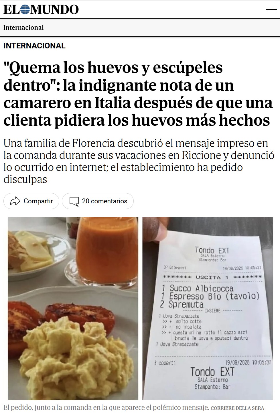 Muy inteligente dejarlo escrito en el ticket... 200IQ