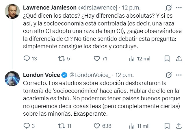El Doctor James Watson es TODO lo contrario a Jason Arday.