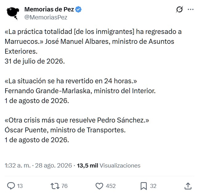 Otra crisis más que resuelve Pedro Sánchez.