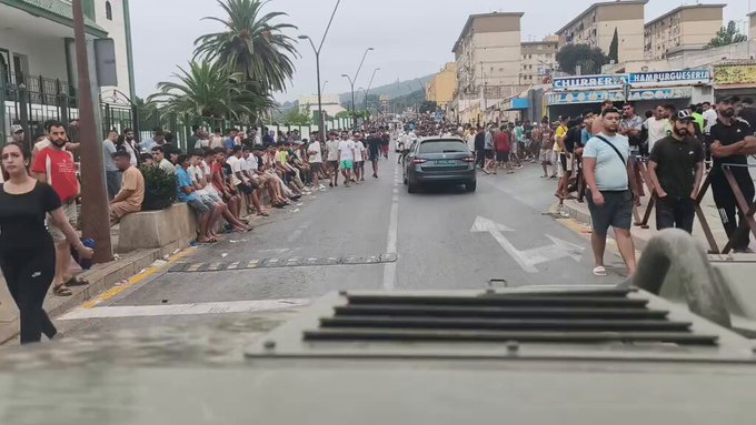 Así esta Ceuta después de 18 días de invasión.