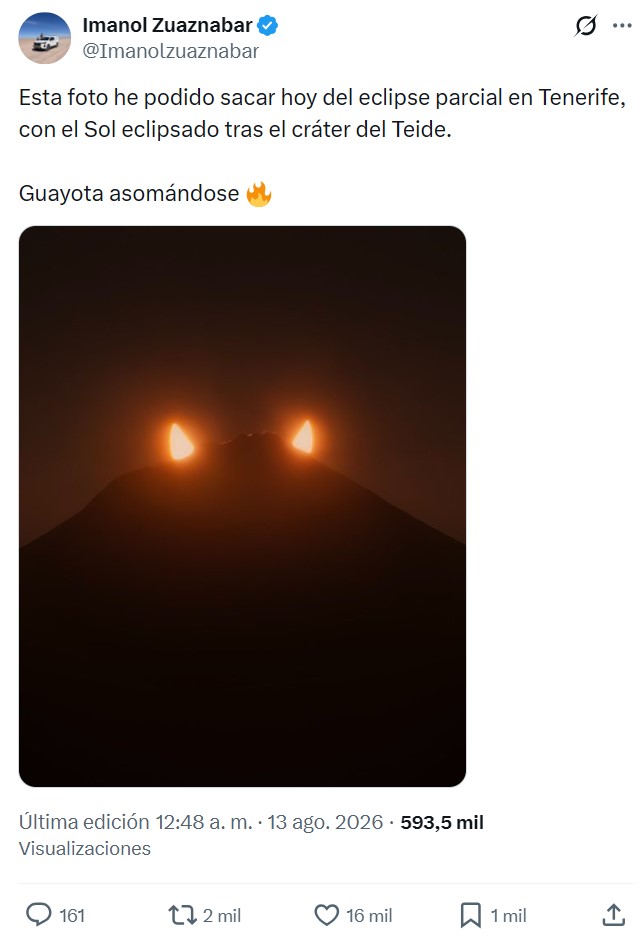 Desde ayer hay un 1% más de fotos espectaculares en Internet.