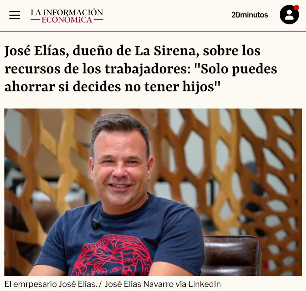 La ironía en todo esto es que ese ahorro no valdrá de nada, ya que el futuro será mucho más caro por la bajada de la natalidad.