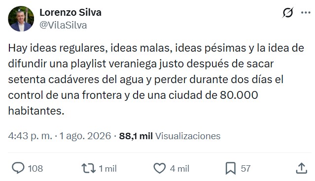 Es un crack disimulando que está metido en 1000 y 1 movidas.