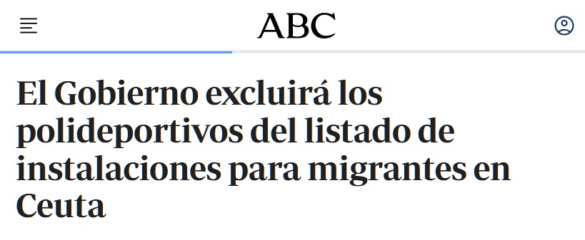 El presidente de la Ciudad asegura que los polideportivos no se usarán como recursos para inmigrantes, si tiene que 'atrincherarse’ lo hará, él y todos los que quieran acompañarle.