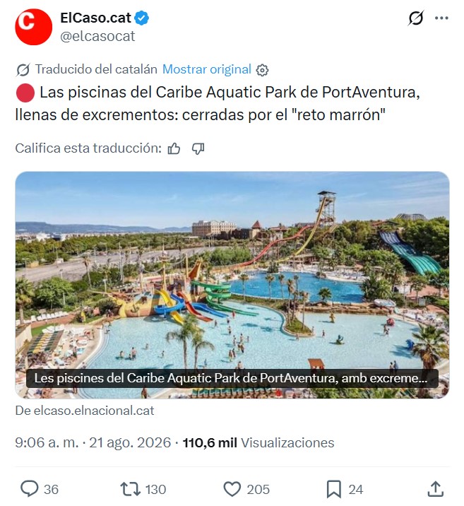 El reto marrón vs "El reto marrón"