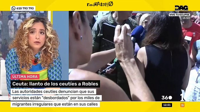 Alem Velasco dice que ha estado en Ceuta y que la cosa no está tan mal.