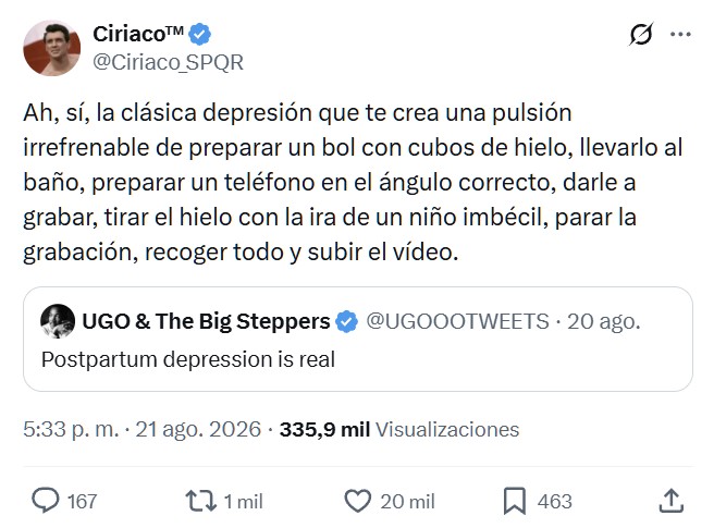 "La depresión postparto es real"