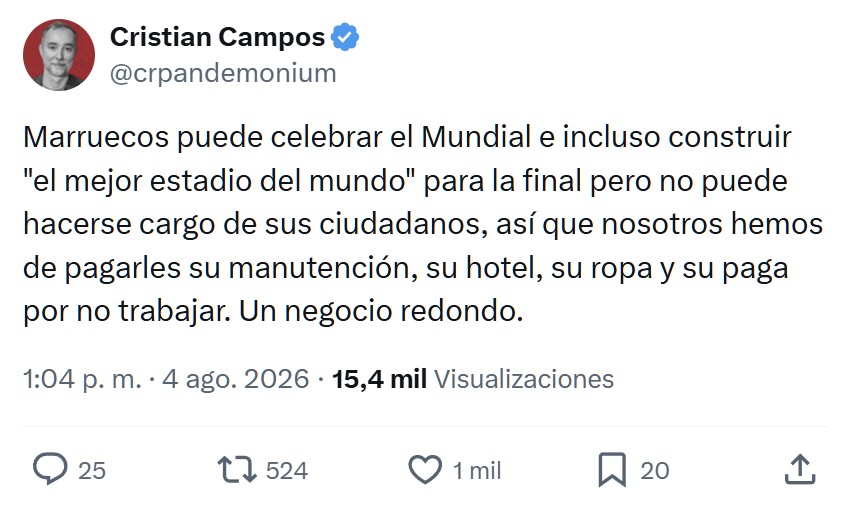 España vuelve a pagar los platos rotos de Marruecos.