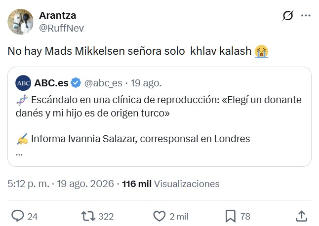 Eligió un donante danés y su hijo es "danés".