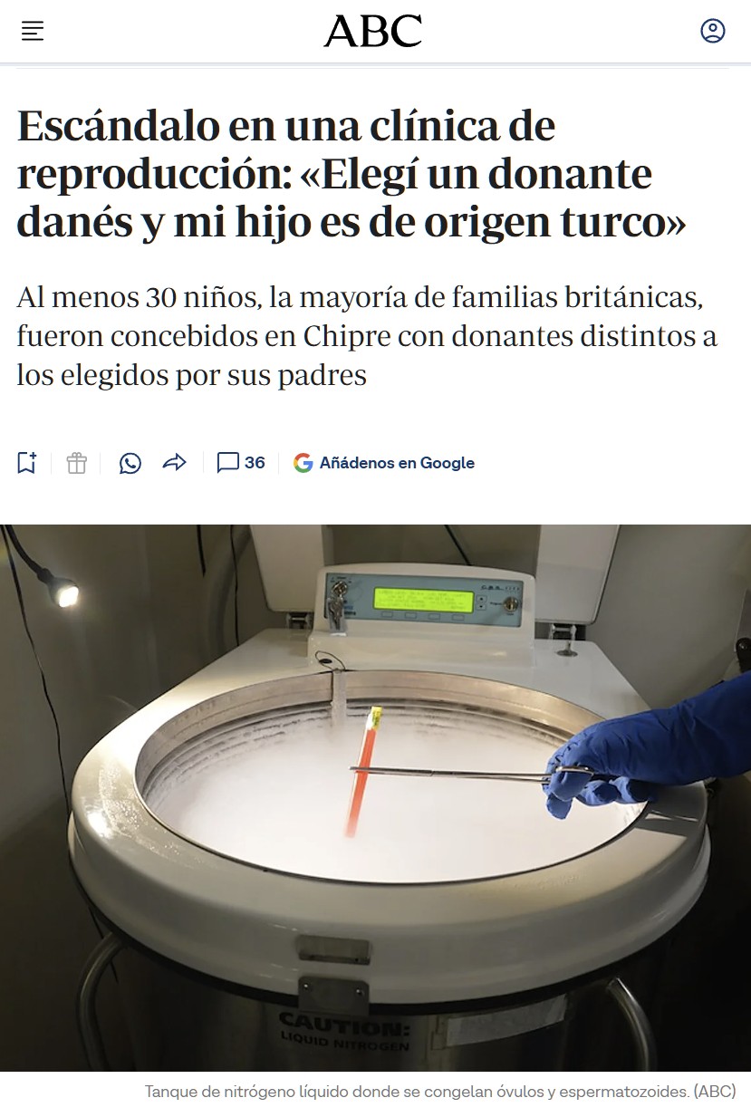 Eligió un donante danés y su hijo es "danés".