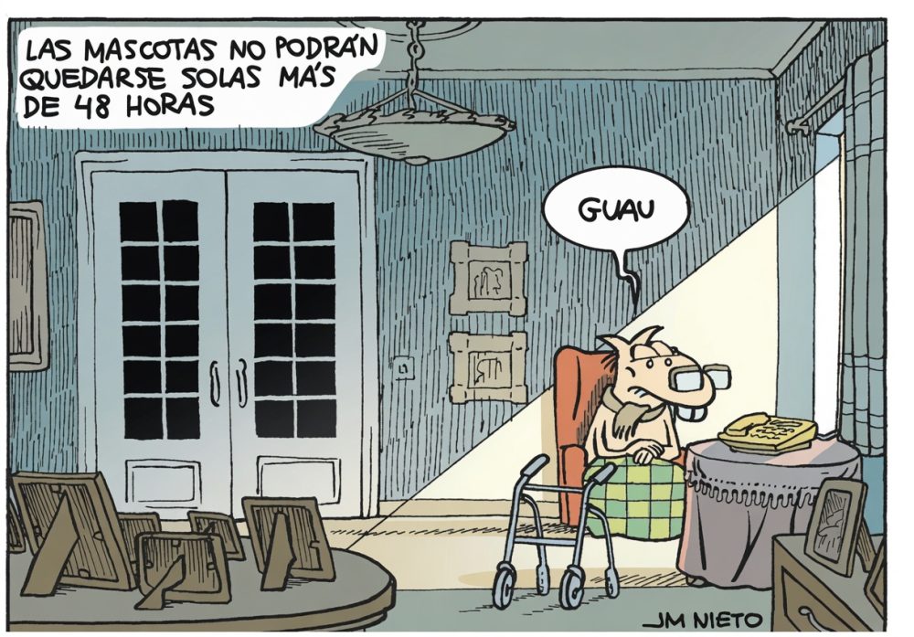 Mucha gente desearía ser un perro.