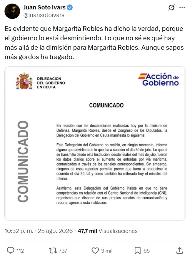¿Qué pasa cuando un ministro dice la verdad?