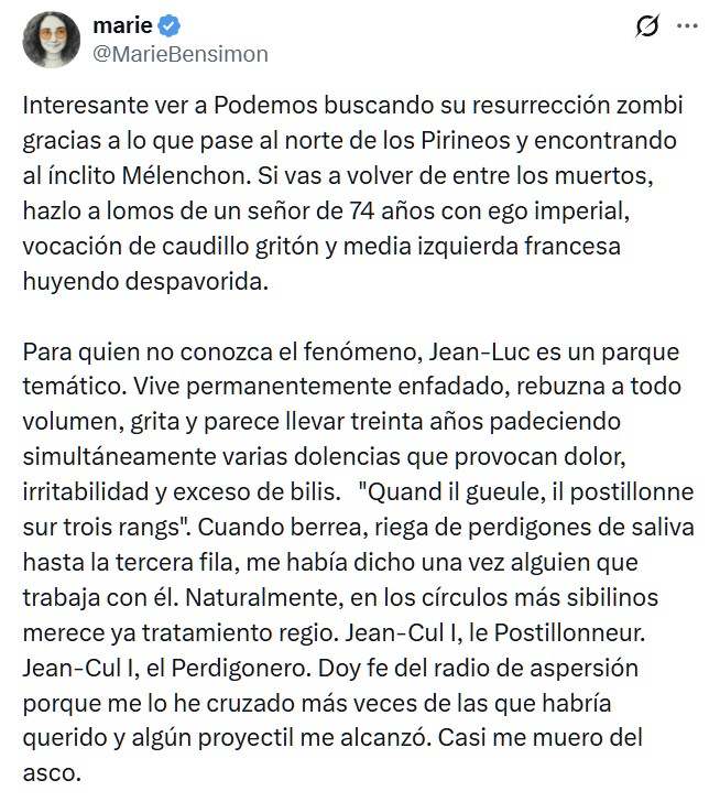 Me gusta cómo escribe esta mujer.