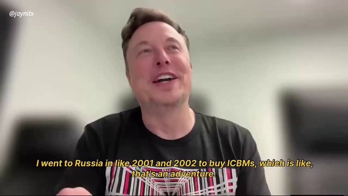 Elon Musk revela que voló a Moscú a comprar MISILES NUCLEARES… antes de fundar SpaceX