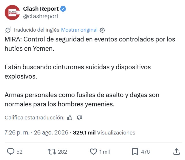 ¿Qué buscan en esos cacheos? ¿Granadas?
