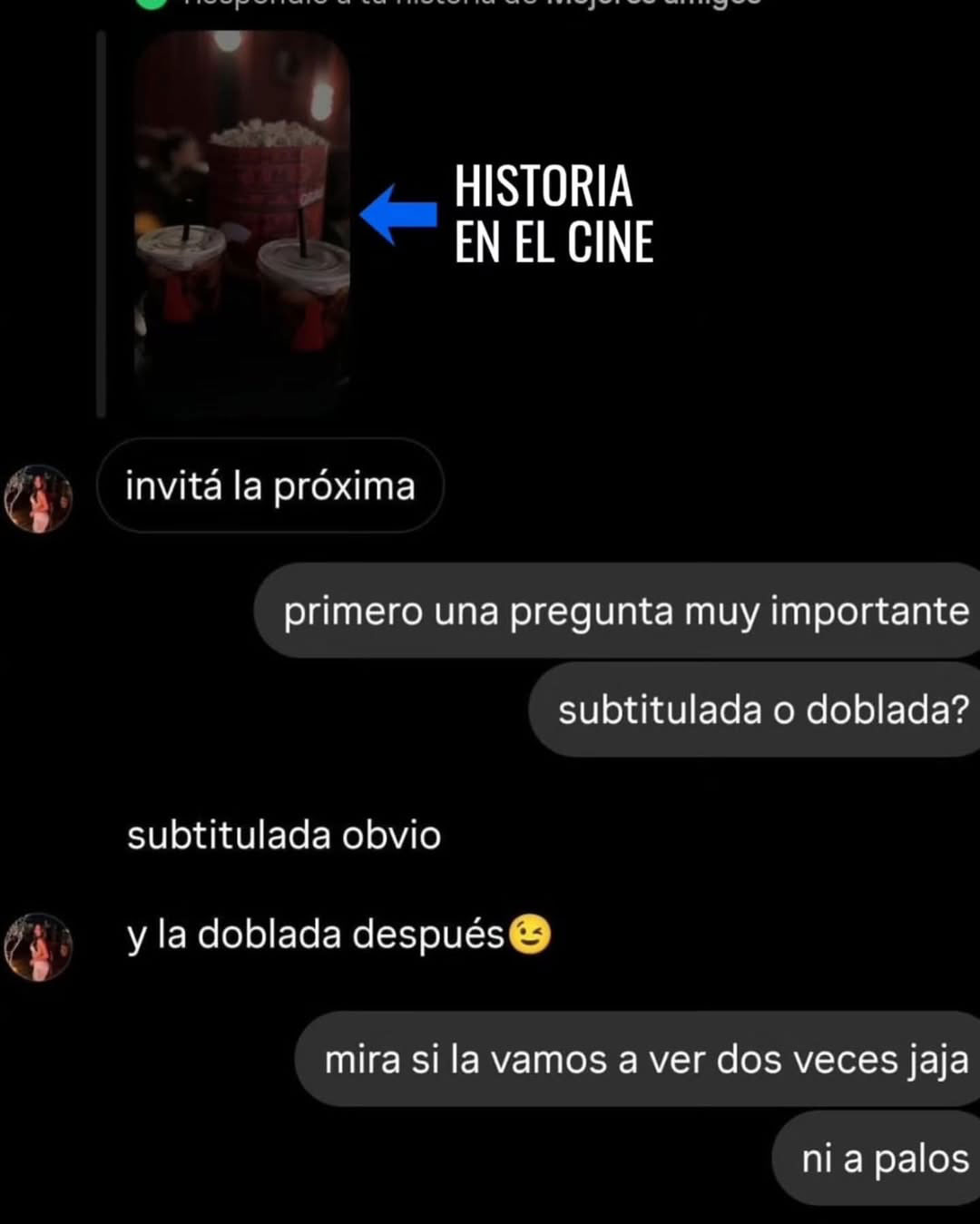 No hombre no...
