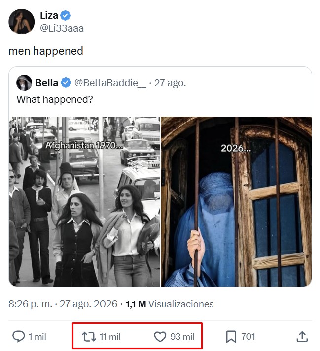 Hombres hay en todo el mundo, lo que tienen allí y no tenemos aquí es el Islam en su versión más radical.