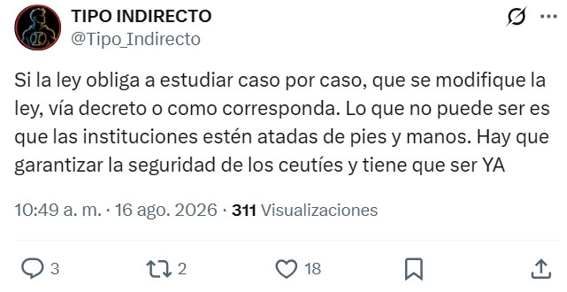 Entonces habrá que cambiar la ley.
