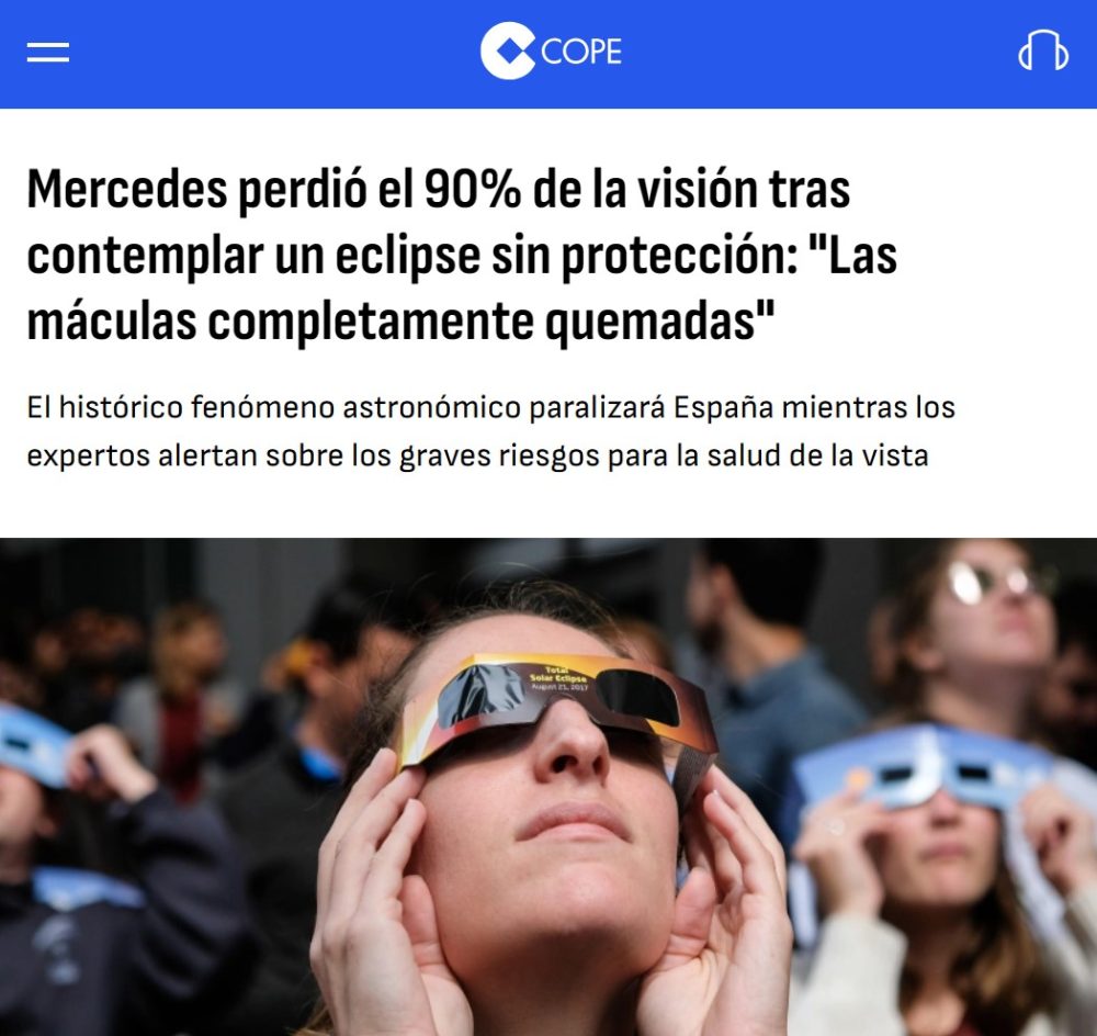 De los creadores de "no te pierdas el eclipse", llega... ¡TE VAS A QUEDAR CIEGO!